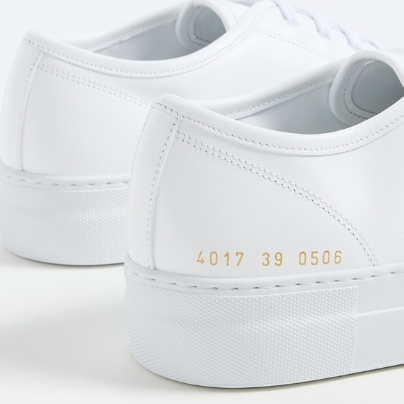 COMMON PROJECTS Women's Tournament Leather Sneakers 38 - Picture 5 of 12